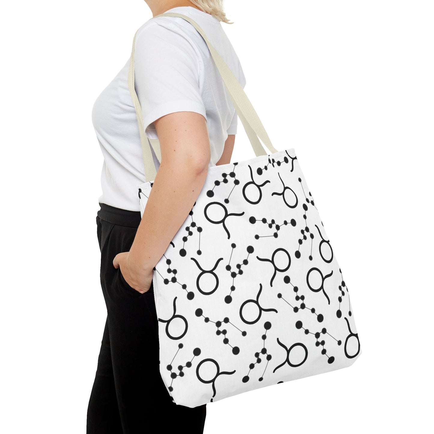 Tote Bag Taurus Zodiac sign AOP