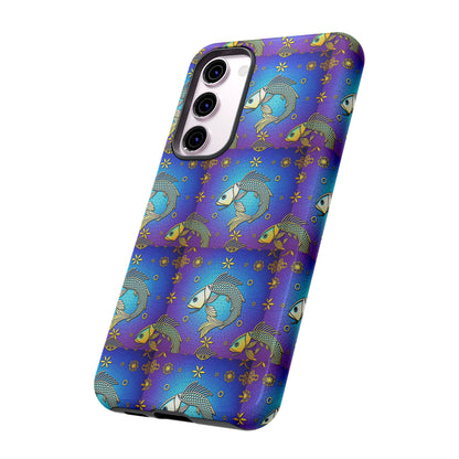 Tough Cases, Pisces, Zodiac v2, Metal Pattern