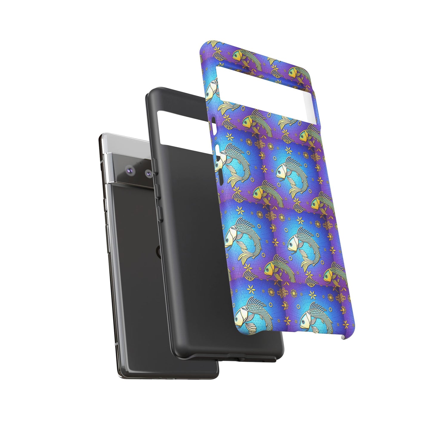 Tough Cases, Pisces, Zodiac v2, Metal Pattern