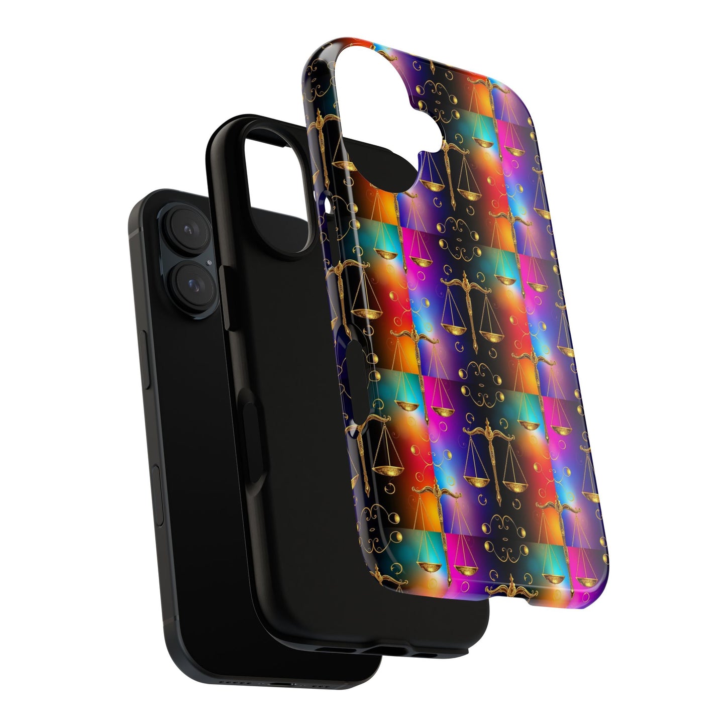 Tough Cases, Libra, Zodiac v1, Metal Pattern