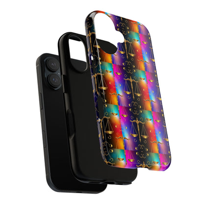Tough Cases, Libra, Zodiac v1, Metal Pattern