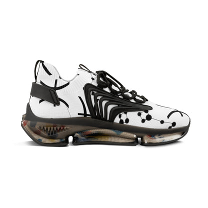 Men's Mesh Sneakers, Pisces Zodiac Sign, all over print