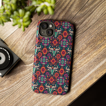 Tough Cases, Taurus, Zodiac v4, Flower Pattern