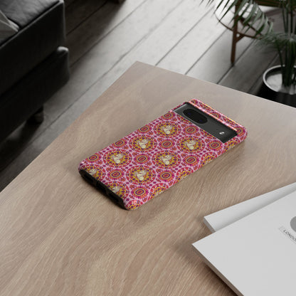 Tough Cases, Capricorn, Zodiac v4, Flower Pattern