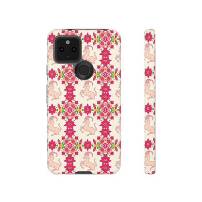 Tough Cases, Capricorn, Zodiac v3, Flower Pattern