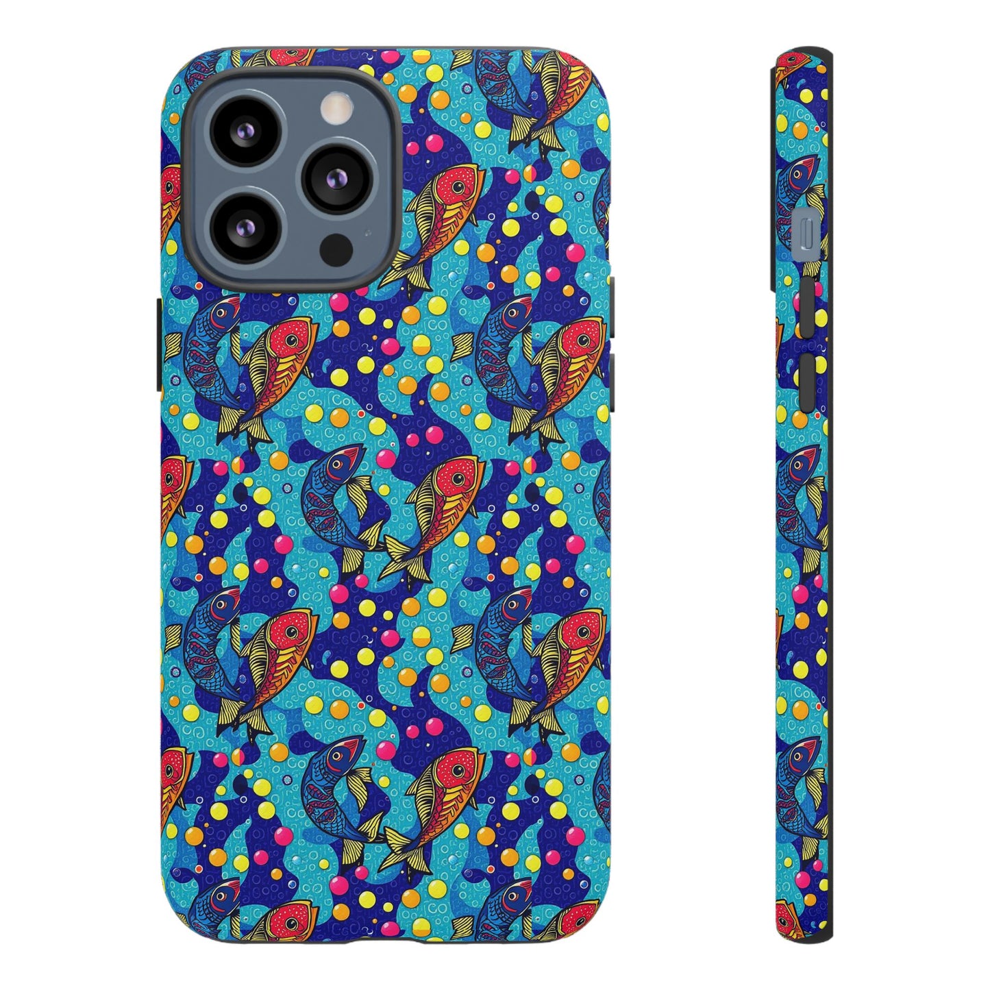 Tough Cases, Pisces, Zodiac v2, Bubble Pattern