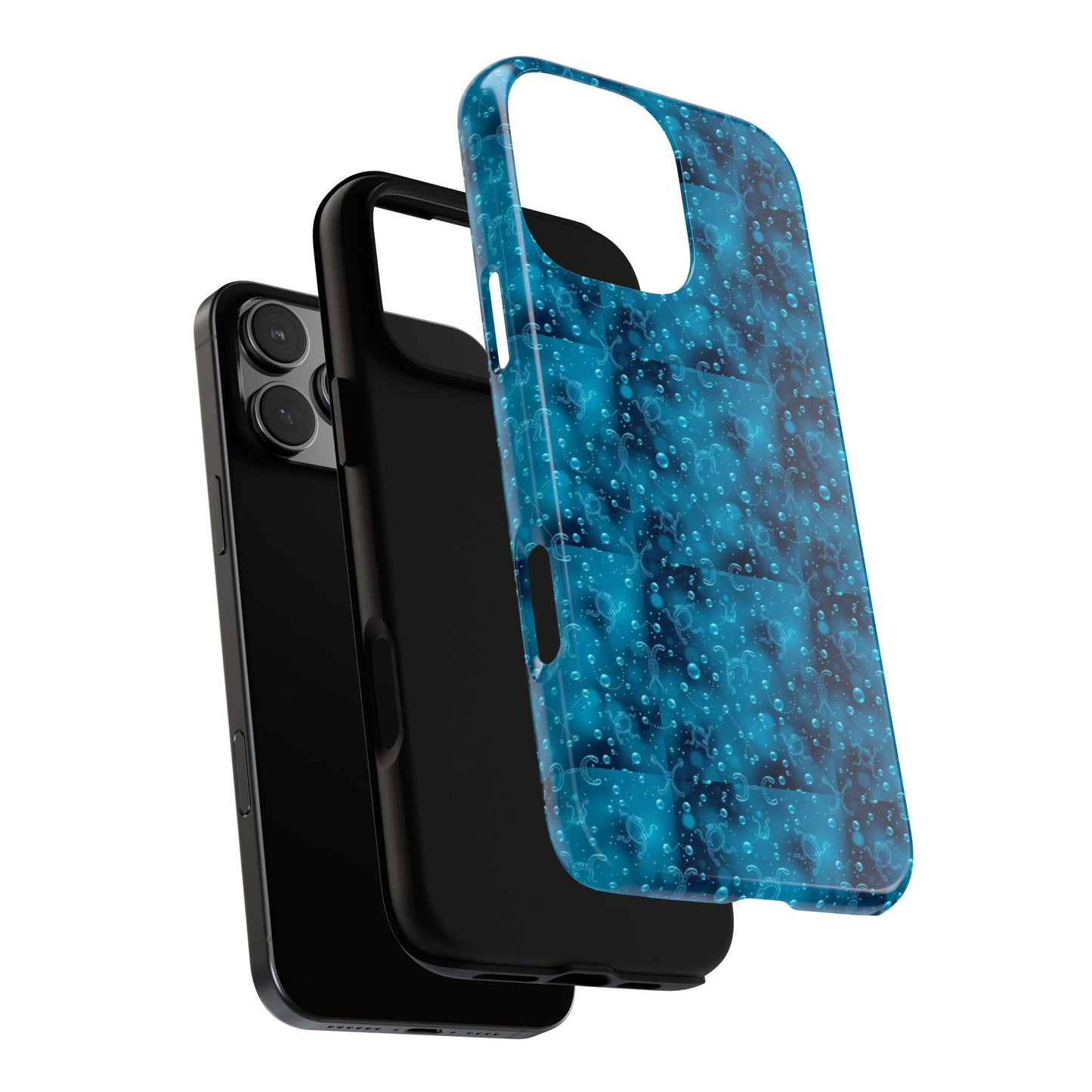 Tough Cases, Aquarius, Zodiac v3, Bubble Pattern