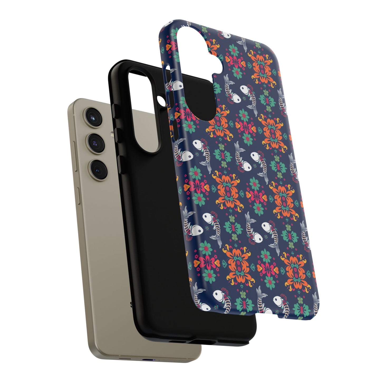 Tough Cases, Pisces, Zodiac, Flower Pattern