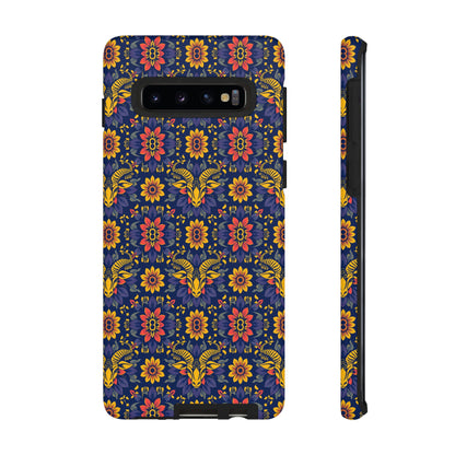 Tough Cases, Taurus, Zodiac v3, Flower Pattern