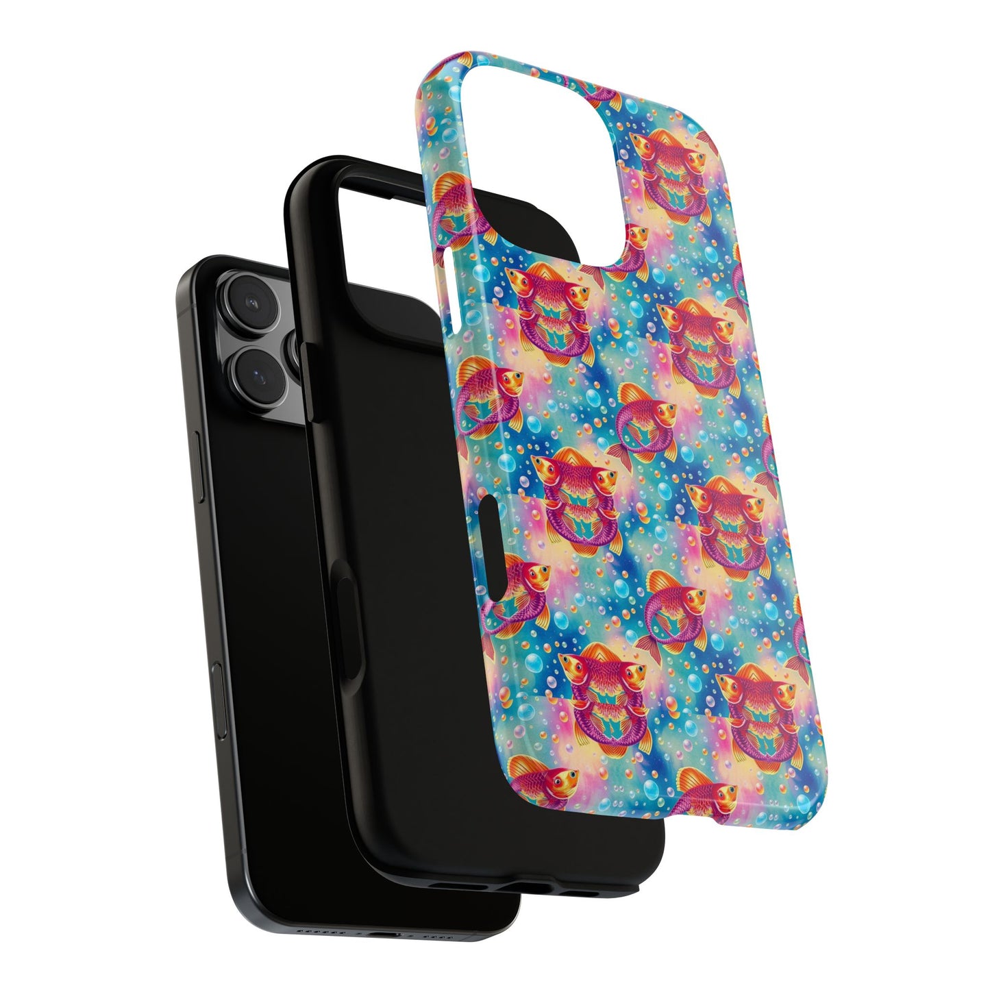 Tough Cases, Pisces, Zodiac v1, Bubble Pattern