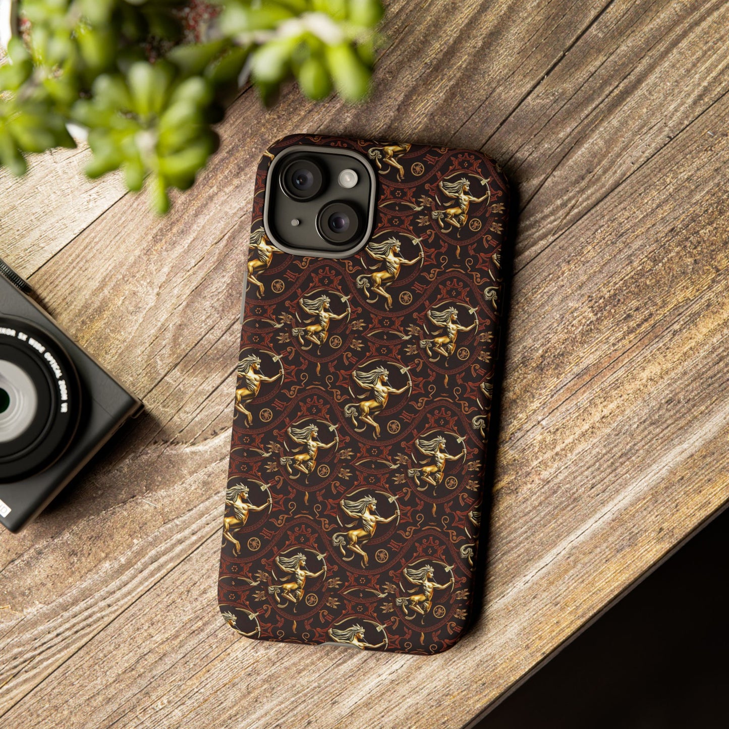 Tough Cases, Sagittarius, Zodiac, Metal Pattern