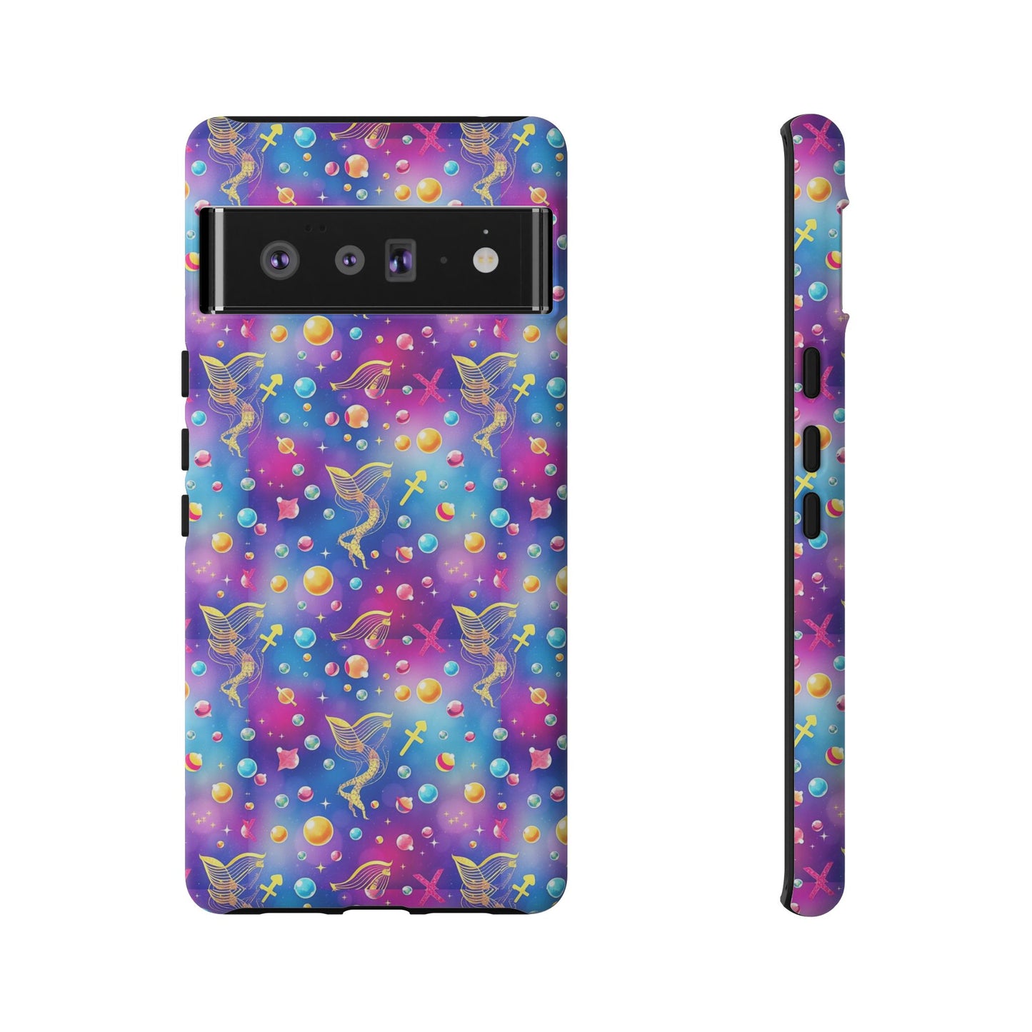 Tough Cases, Sagittarius, Zodiac v3, Bubble Pattern