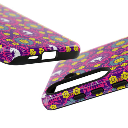 Tough Cases, Capricorn, Zodiac, Flower Pattern
