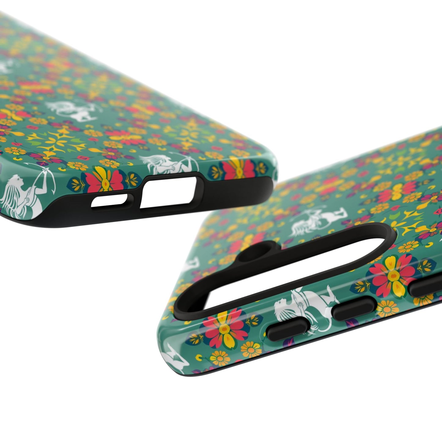 Tough Cases, Sagittarius, Zodiac, Flower Pattern