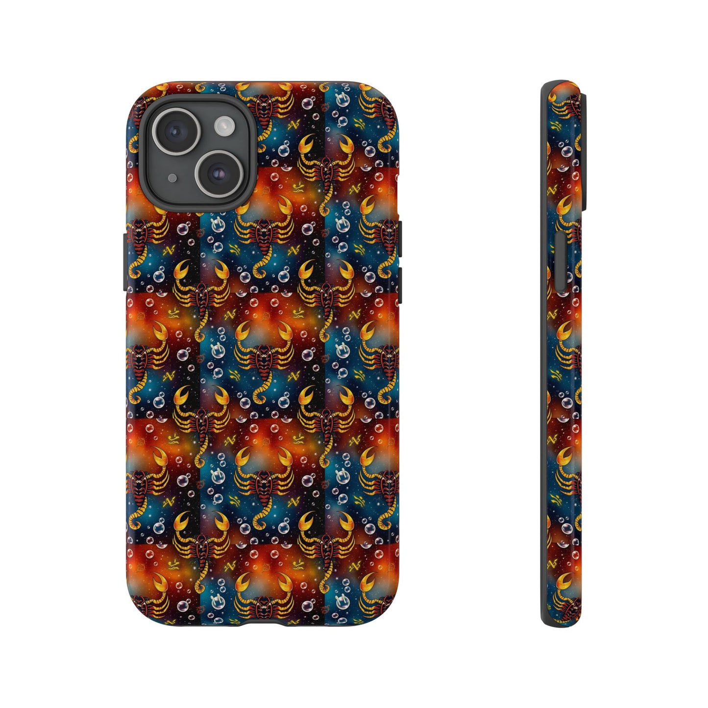 Tough Cases, Scorpio, Zodiac v2, Bubble Pattern