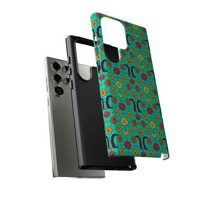 Tough Cases, Aquarius, Zodiac v2, Flower Pattern