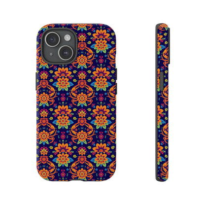 Tough Cases, Cancer, Zodiac, Flower Pattern