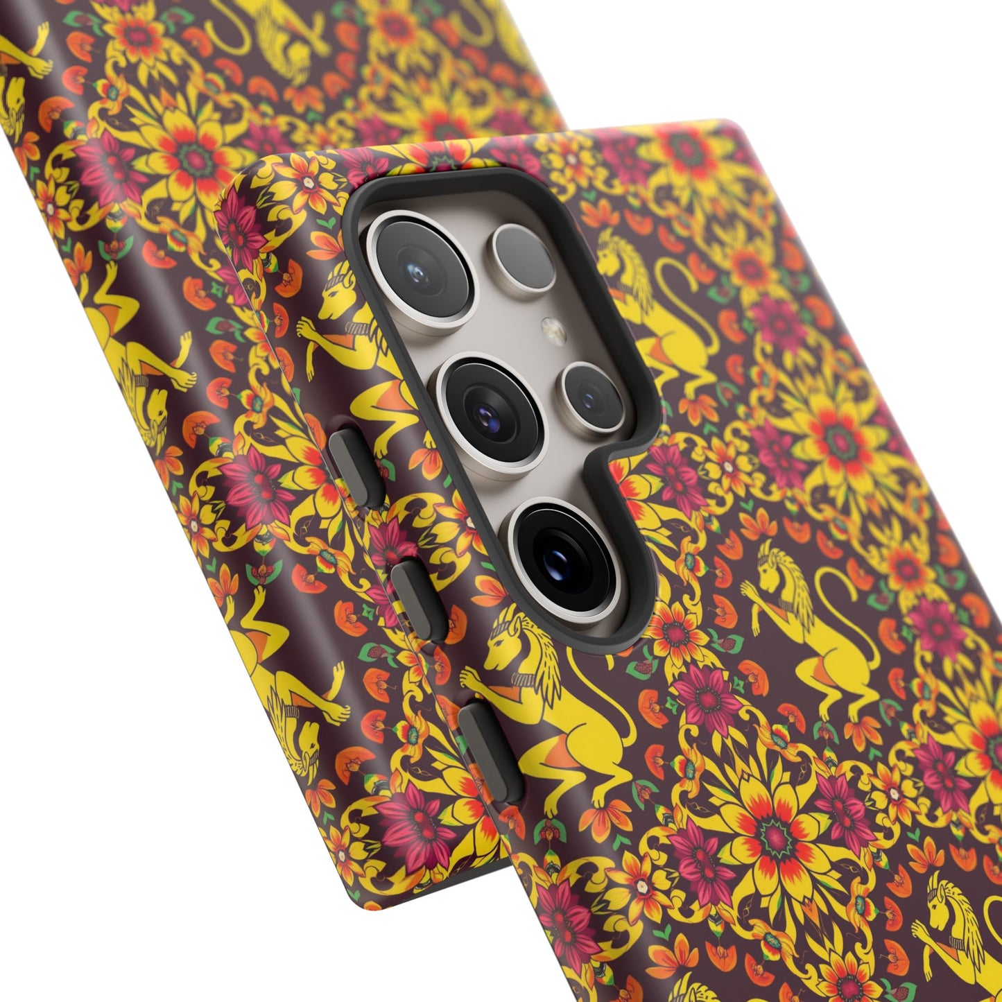 Tough Cases, Virgo, Zodiac v1, Flower Pattern