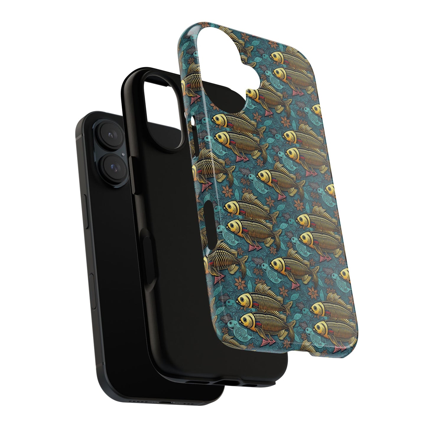 Tough Cases, Pisces, Zodiac v1, Metal Pattern