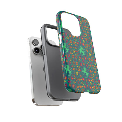 Tough Cases, Leo, Zodiac v3, Flower Pattern