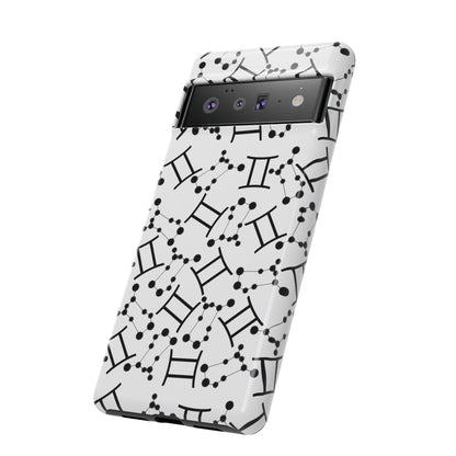 Tough Cases with the Gemini Zodiac sign for iPhone, Samsung Galaxy, and Google Pixel devices