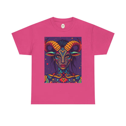 Unisex Heavy Cotton T-Shirt, Taurus, Zodiac v3, Sexy Art