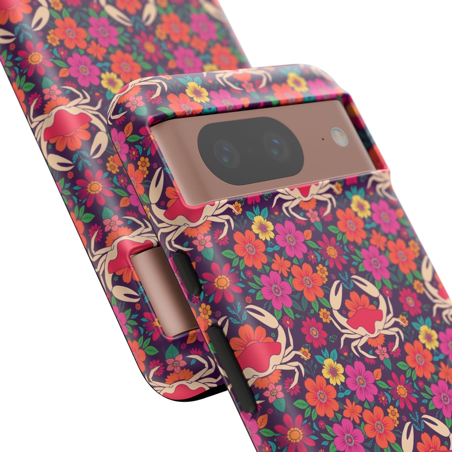 Tough Cases, Cancer, Zodiac v1, Flower Pattern