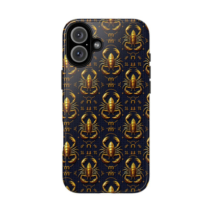 Tough Cases, Scorpio, Zodiac, Metal Pattern