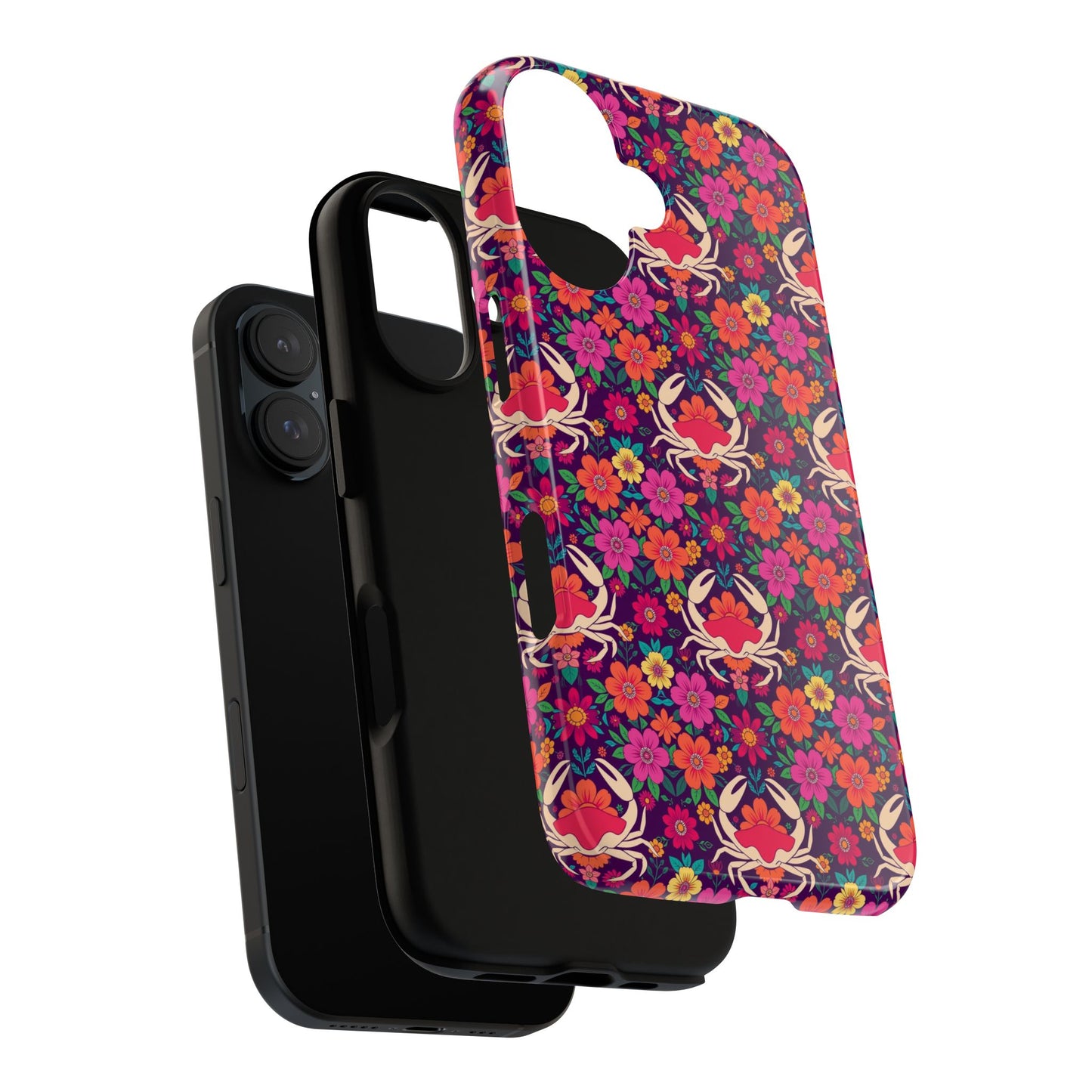 Tough Cases, Cancer, Zodiac v1, Flower Pattern