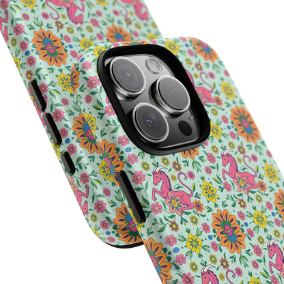 Tough Cases, Aquarius, Zodiac, Flower Pattern