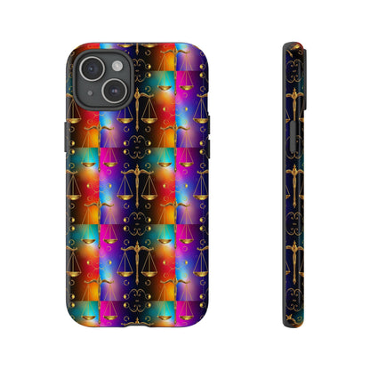 Tough Cases, Libra, Zodiac v1, Metal Pattern