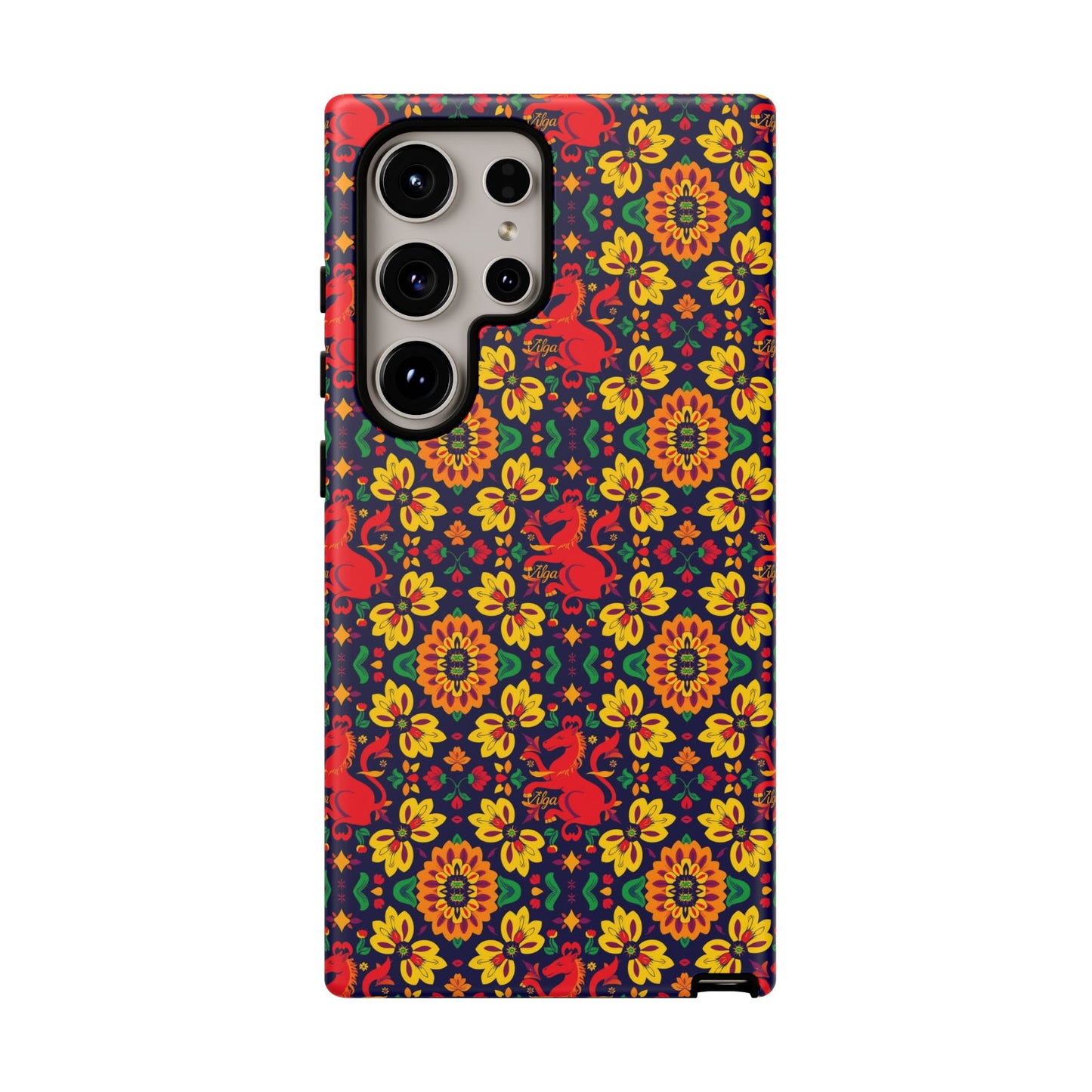 Tough Cases, Virgo, Zodiac v2, Flower Pattern