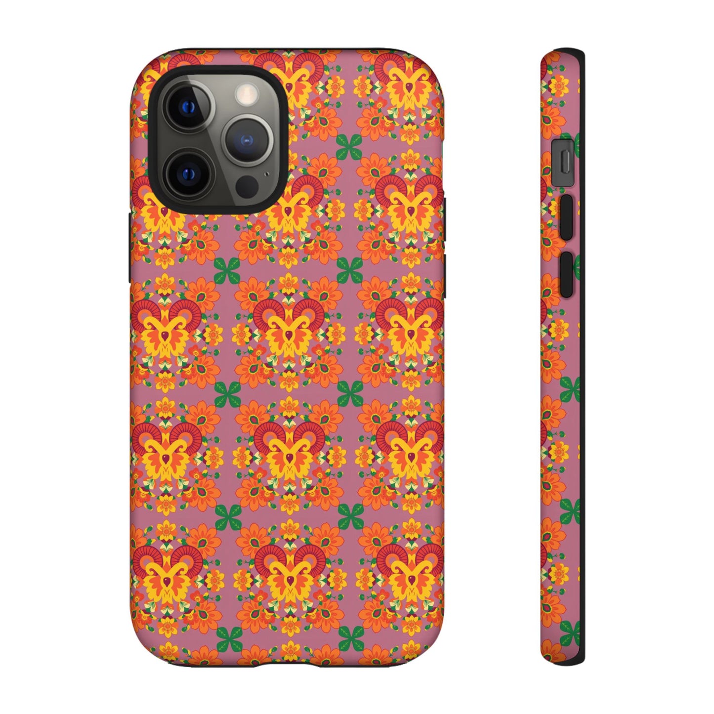 Tough Cases, Aries, Zodiac v1, Flower Pattern