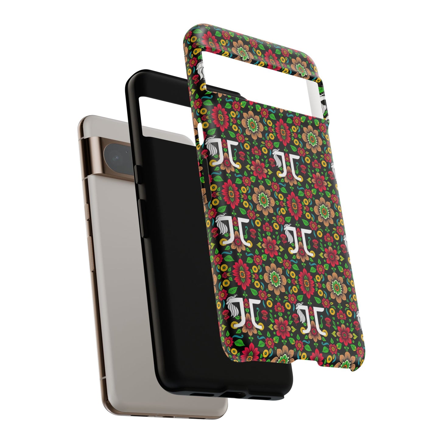 Tough Cases, Gemini, Zodiac v4, Flower Pattern