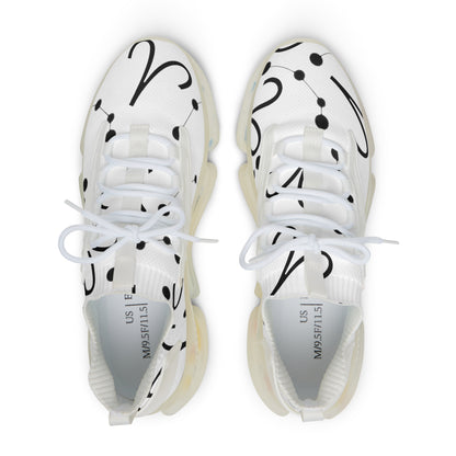 Men's Mesh Sneakers, Aries Zodiac Sign, all over print