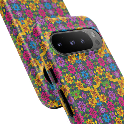 Tough Cases, Gemini, Zodiac v3, Flower Pattern