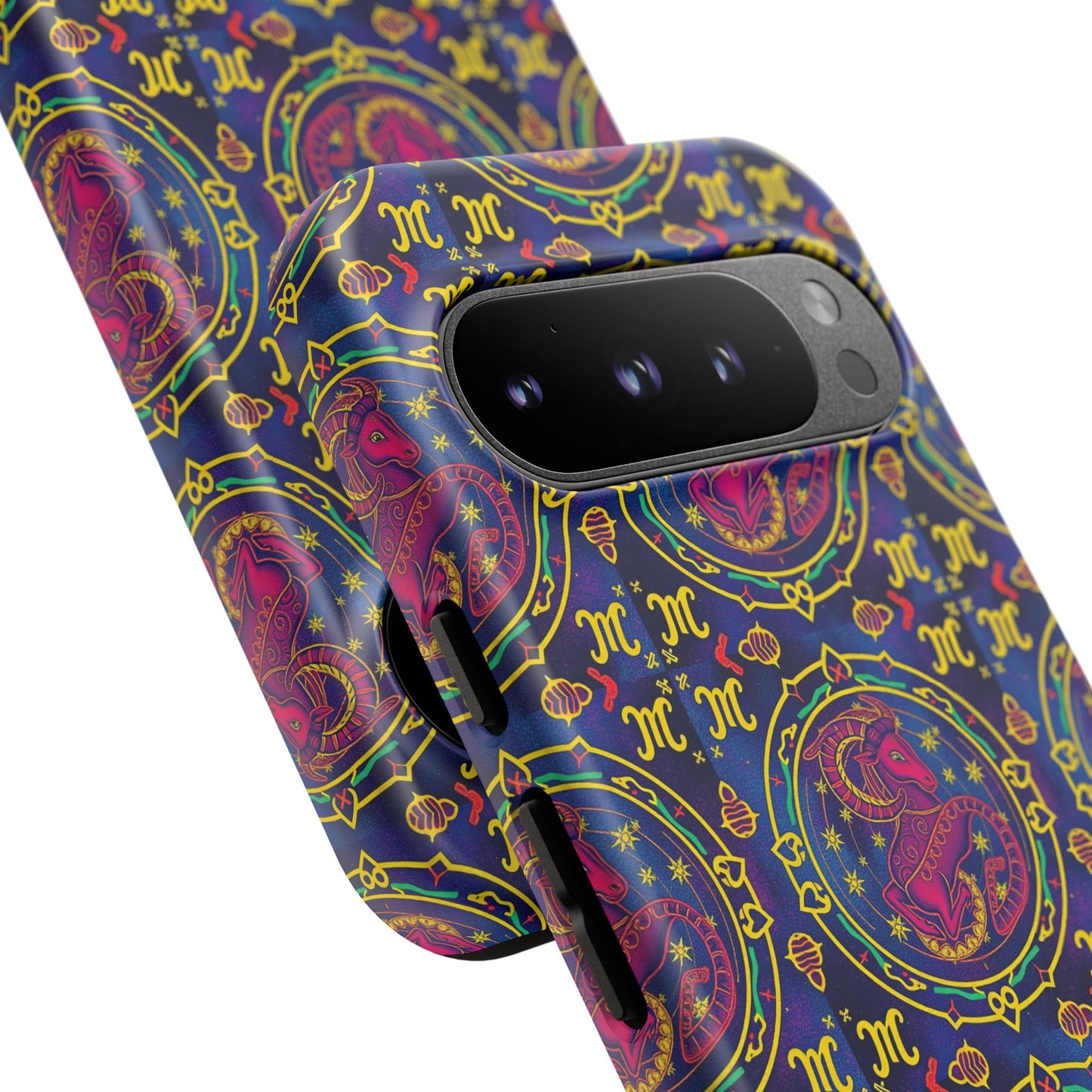 Tough Cases, Capricorn, Zodiac, Metal Pattern