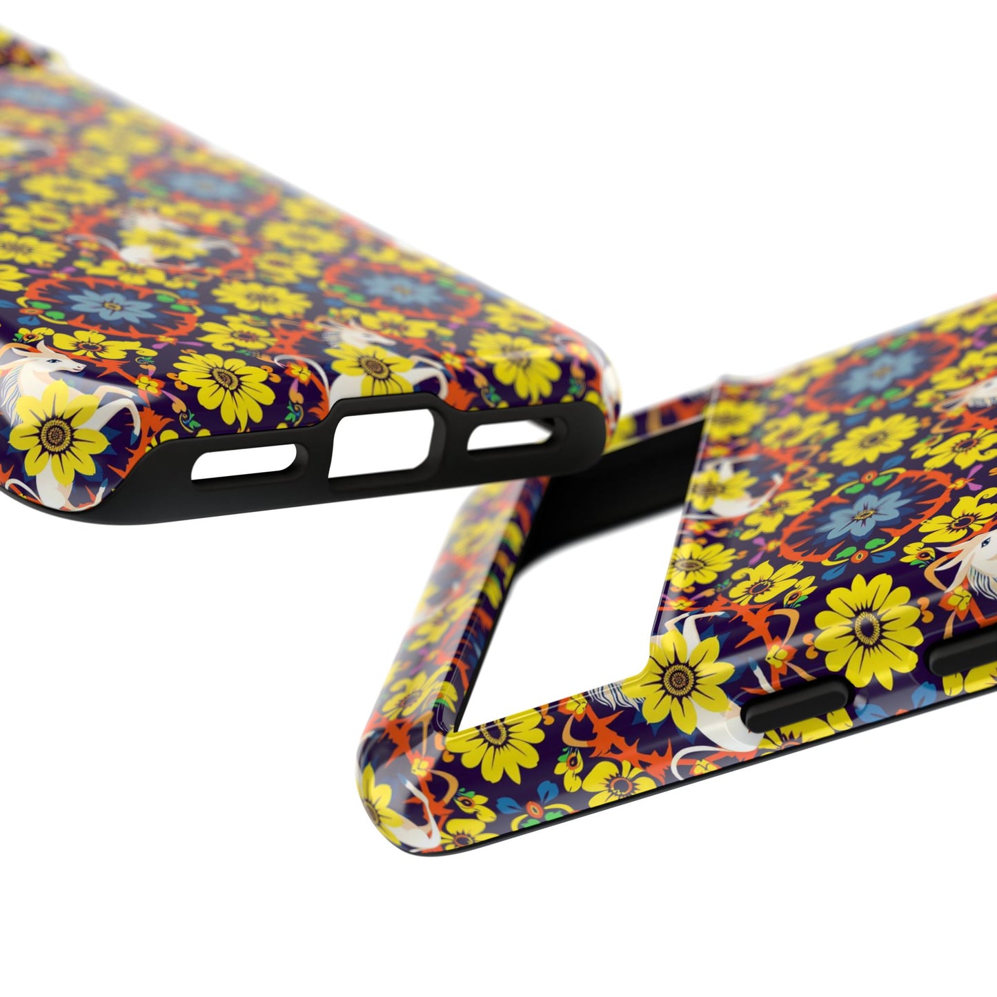 Tough Cases, Aquarius, Zodiac v3, Flower Pattern