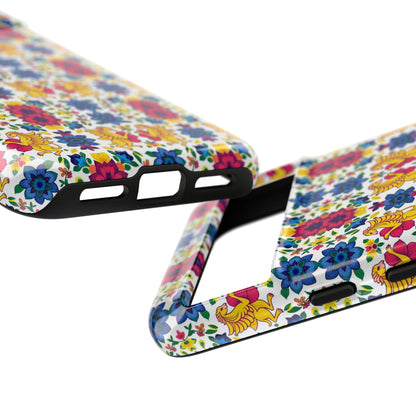 Tough Cases, Gemini, Zodiac, Flower Pattern