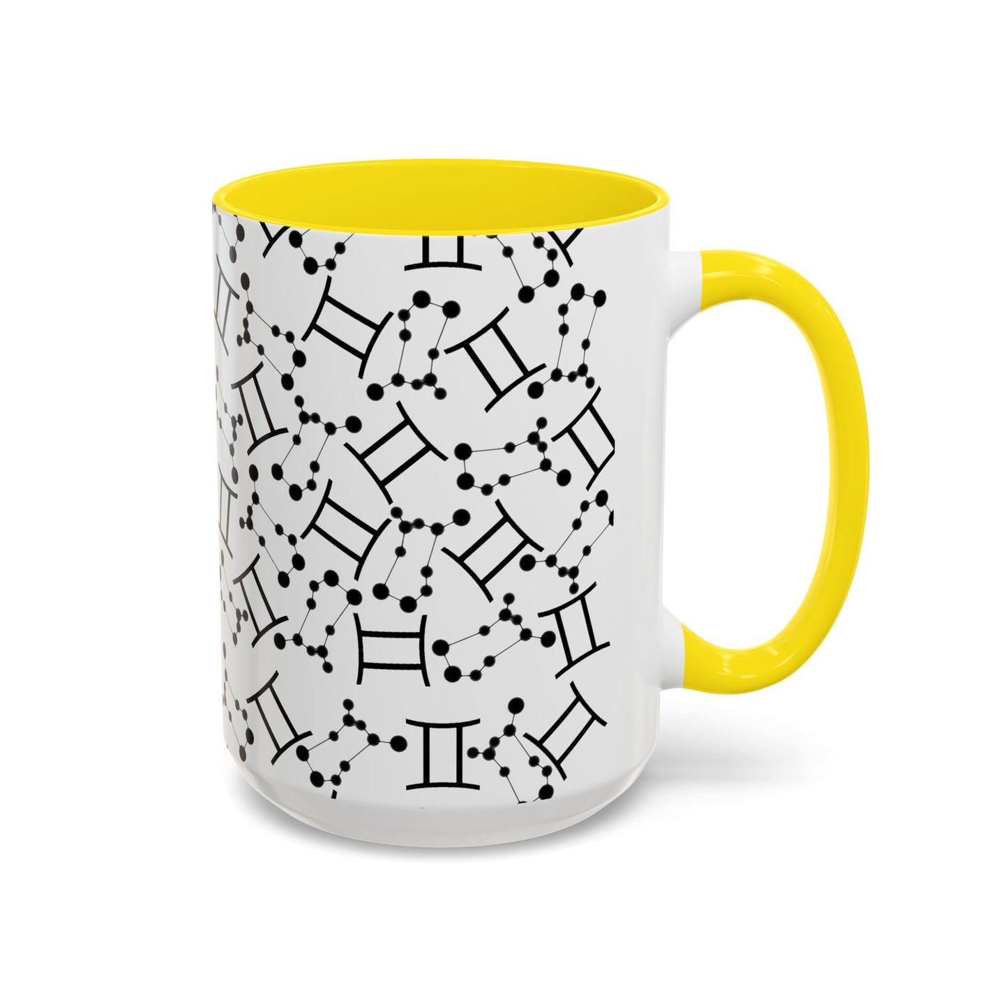 Accent Coffee Mug with the Gemini sign (11, 15oz)
