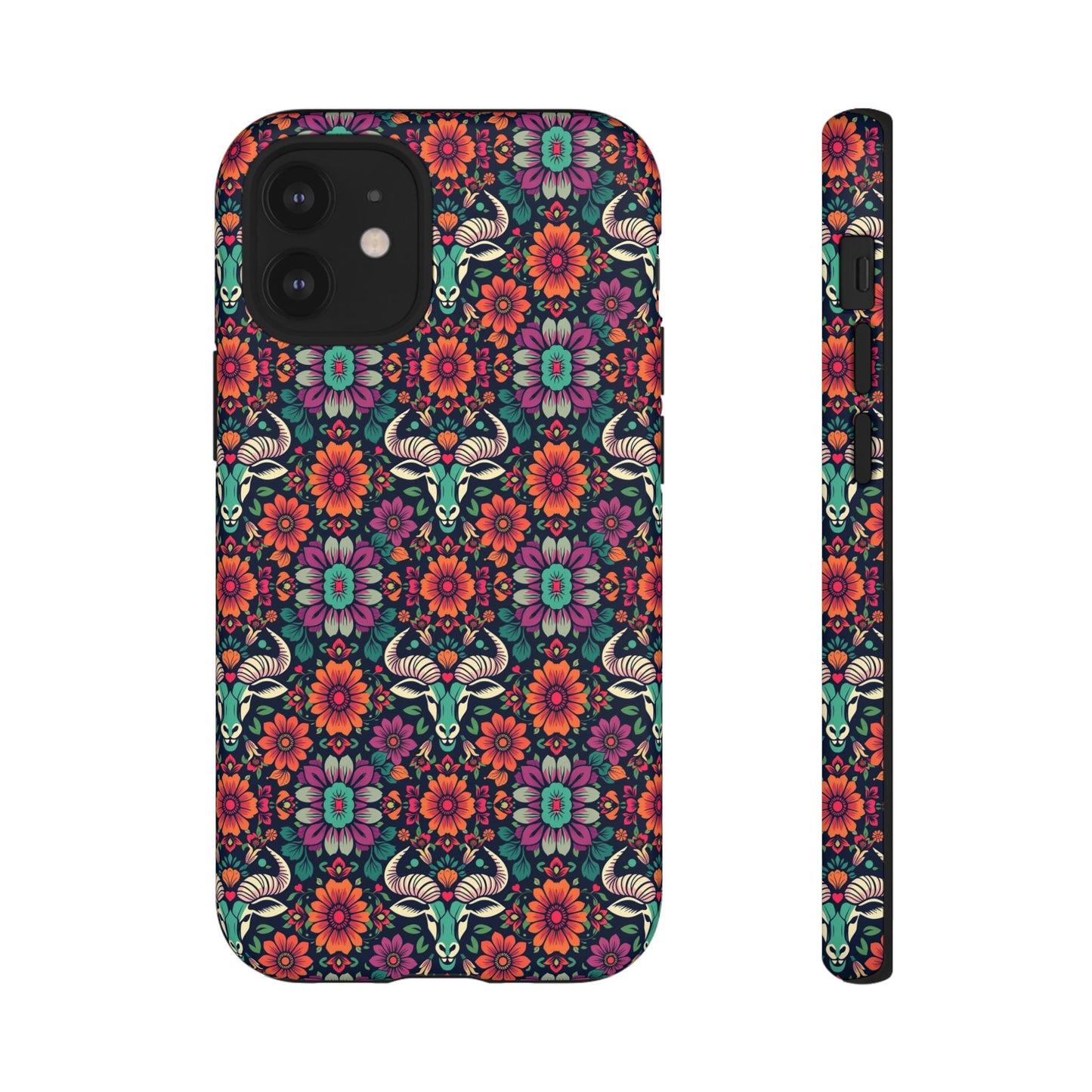 Tough Cases, Taurus, Zodiac v4, Flower Pattern
