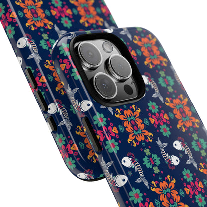 Tough Cases, Pisces, Zodiac, Flower Pattern