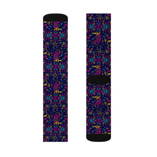 Sublimation Socks, Aquarius, Zodiac v3, Pattern
