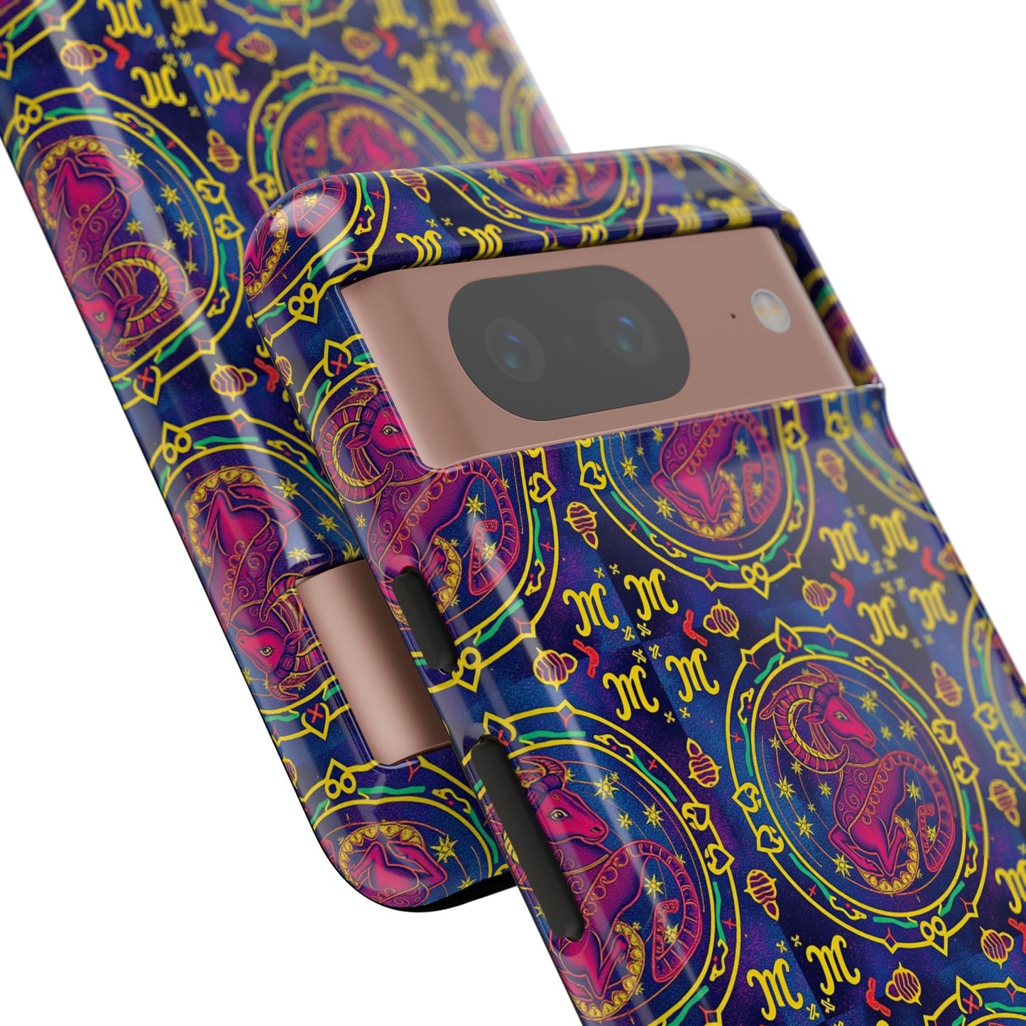 Tough Cases, Capricorn, Zodiac, Metal Pattern