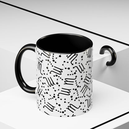 Accent Coffee Mug with the Scorpio sign (11, 15oz)