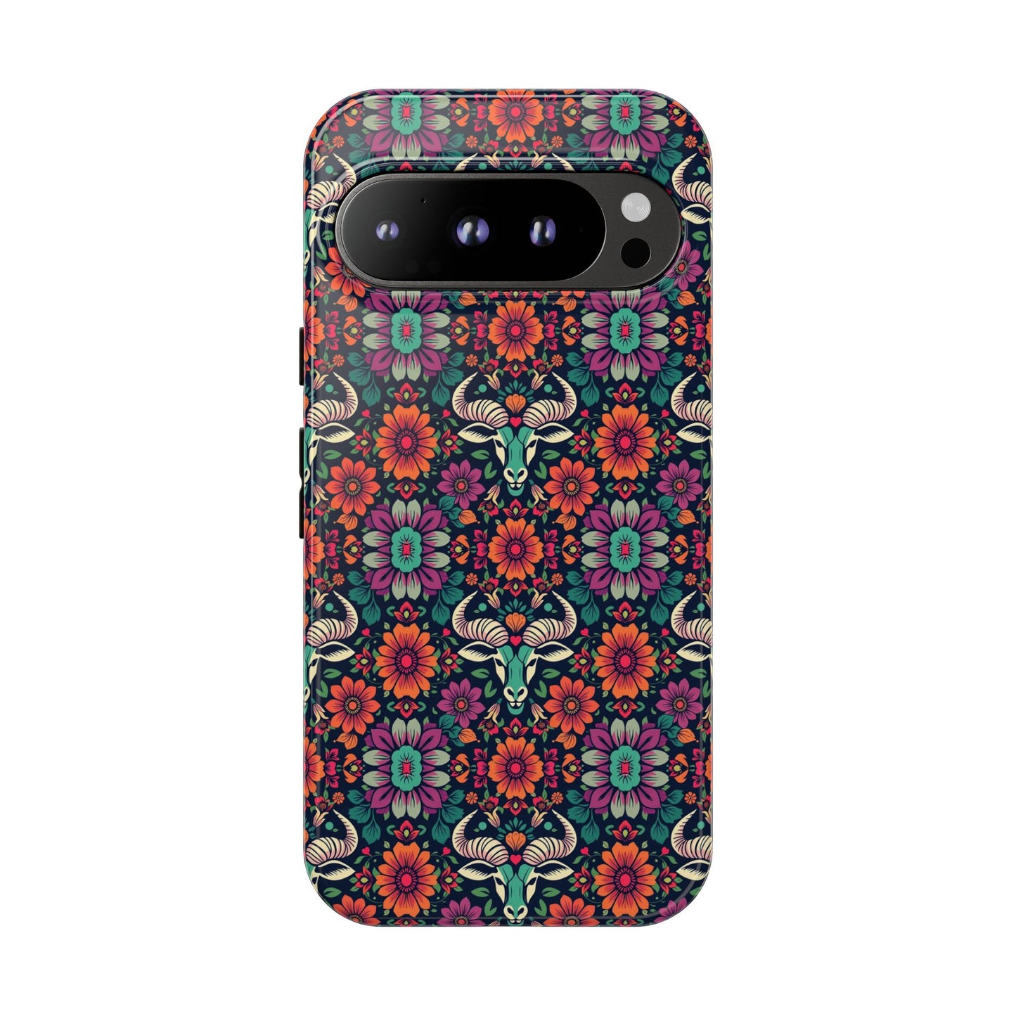 Tough Cases, Taurus, Zodiac v4, Flower Pattern