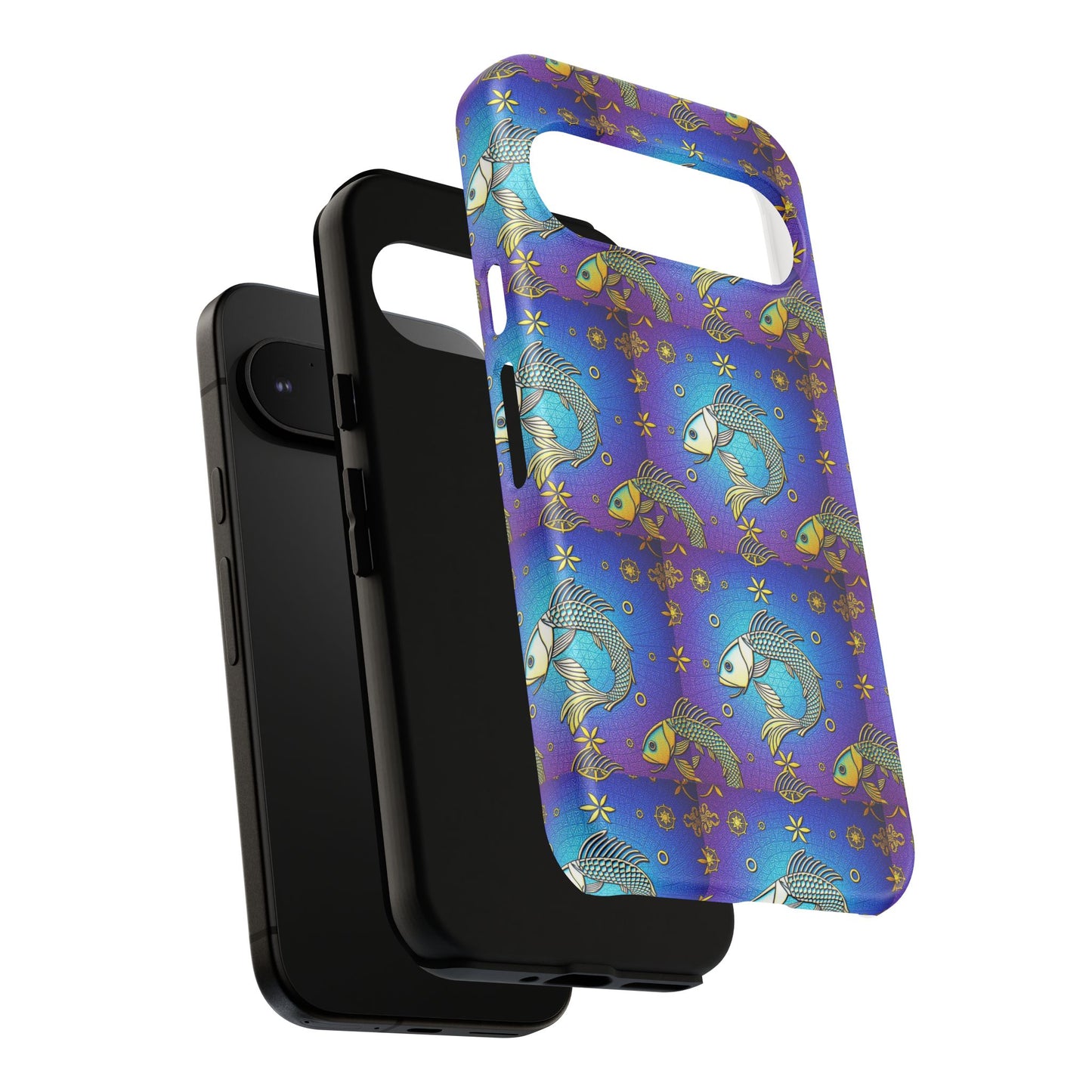 Tough Cases, Pisces, Zodiac v2, Metal Pattern
