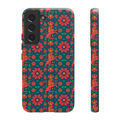 Tough Cases, Leo, Zodiac v2, Flower Pattern