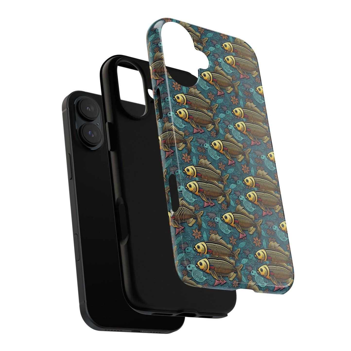 Tough Cases, Pisces, Zodiac v1, Metal Pattern