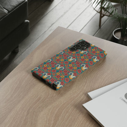 Tough Cases, Aries, Zodiac v3, Flower Pattern